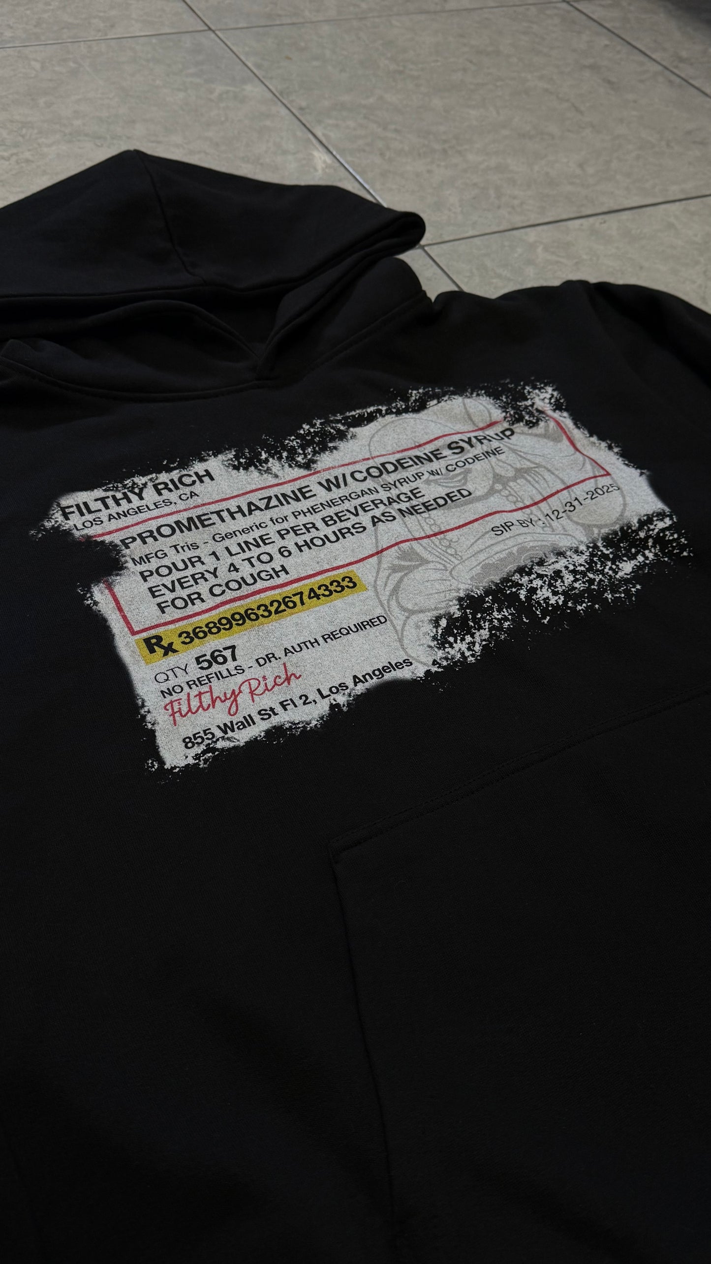 F$R - Black Hoodie